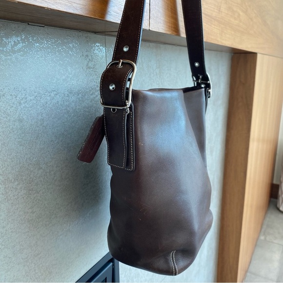 Vintage Coach Legacy Soho Bucket Leather Bag 9186 - Picture 4 of 11